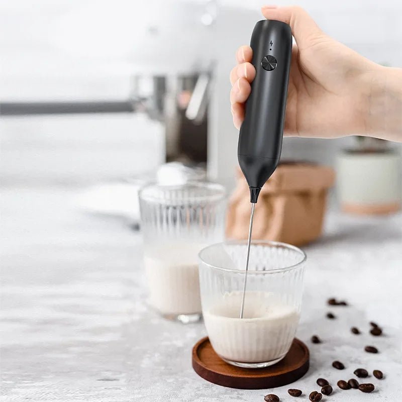 Mousseur à lait rechargeable - cuisine - autodidacte
